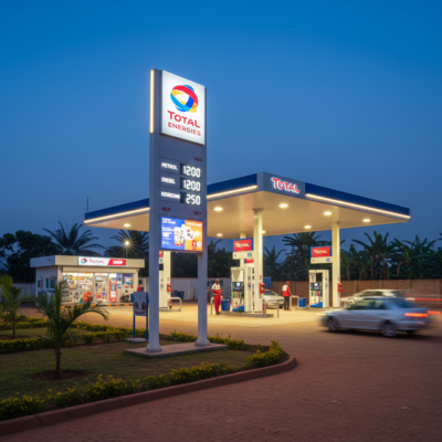 petrol station