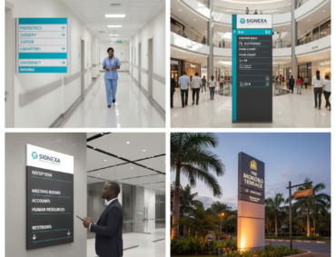 wayfinding Commercial Indoor and Outdoor Branding Uganda